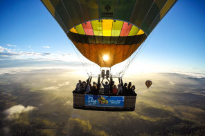 hot air ballooning hunter valley