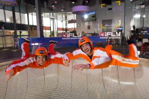 Indoor skydiving