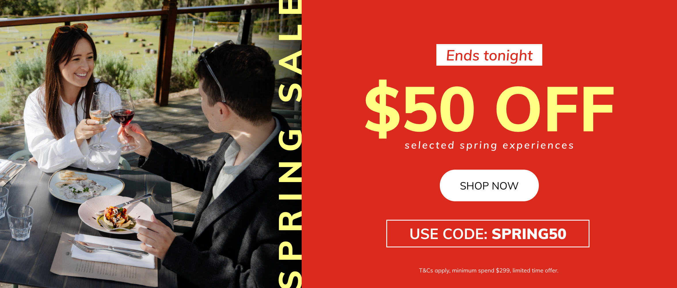 $50 Off Spring Sale