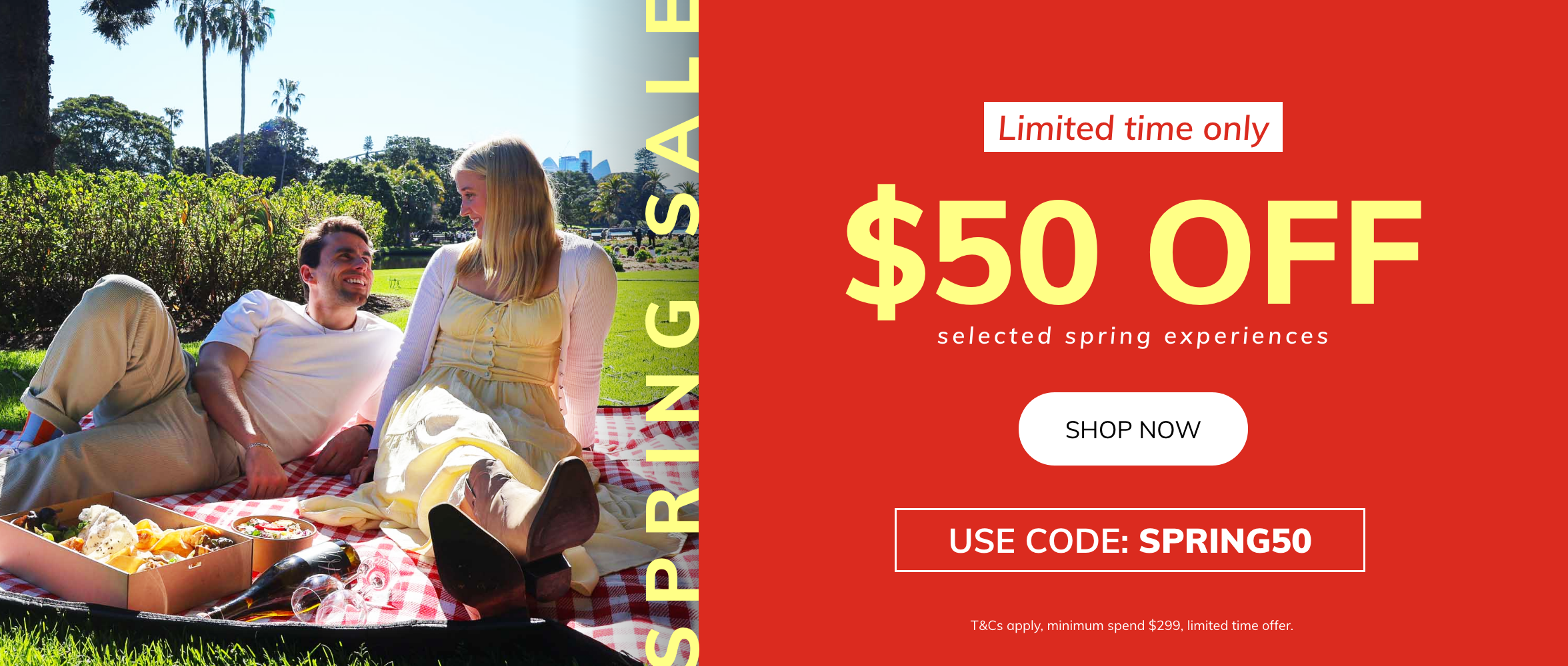$50 Off Spring Sale