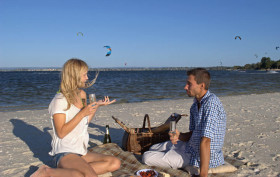 sunset beach picnic perth