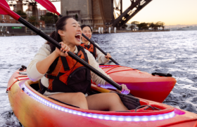 Kayaking and canoeing