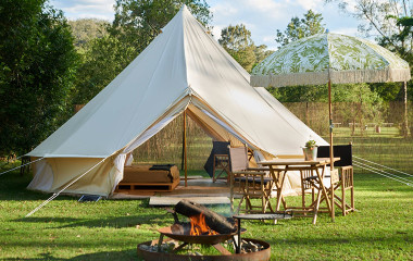 Glamping getaway Bendigo Estate