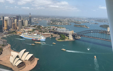 Seaplane flight over Sydney harbour