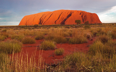 Uluru at sunset