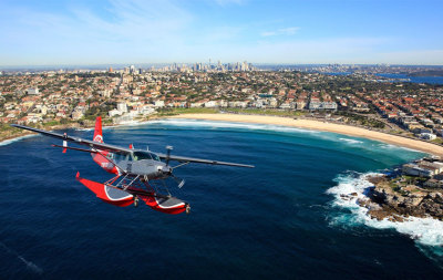 Seaplane flight with lunch