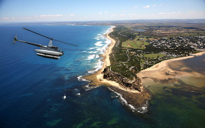 Helicopter Flight over Geelong City and Barwon River