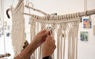 Macrame wall hanging workshop