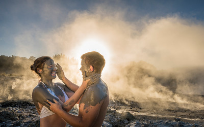 Hells Gate reserve walk and mud bath