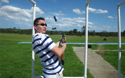 Clay target shooting