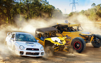 V8 buggy and off road rally car