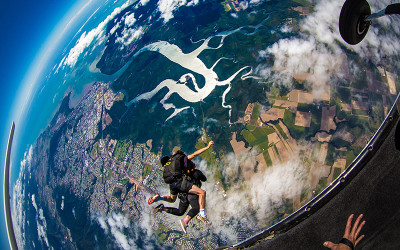 Tandem skydive over Cairns