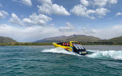 Jet boating, Queenstown, New Zealand