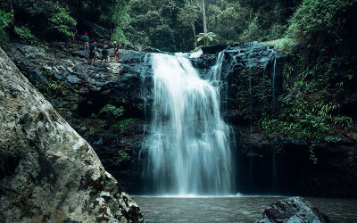 Gold Coast hinterland and canyoning tour