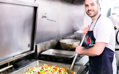 Our Big Kitchen cook a meal for the homeless