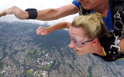 Skydive over Wollongong