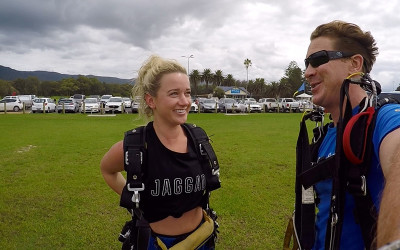 Skydive over Wollongong