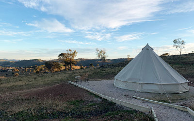 Glenayr Farm glamping, Mudgee