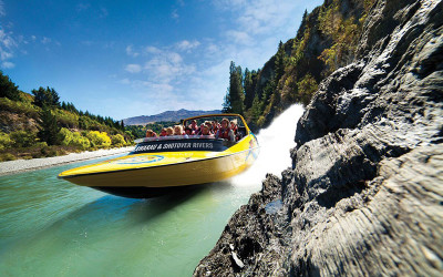 Queenstown jet boat ride 