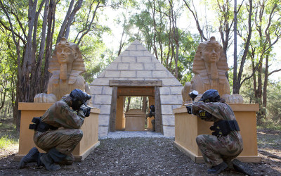 Half day paintball experience with 500 paintballs