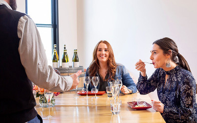 Italian wine tasting and grazing platter lunch