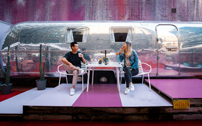 Notel airstream stay Melbourne CBD