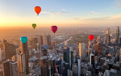 hot air balloon melbourne