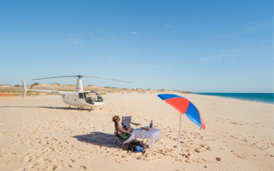 broome helicopter and picnic