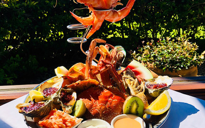 Terrace of Maleny seafood platter and steak experience