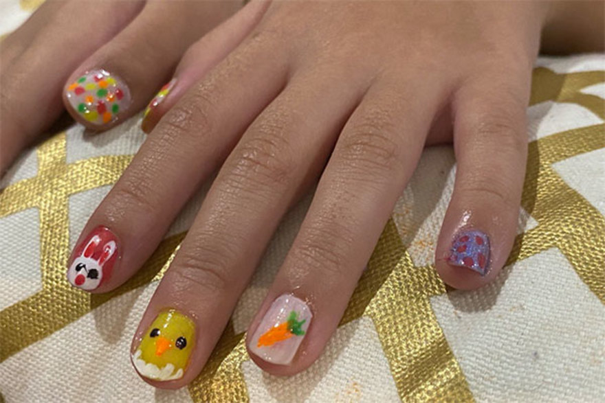 Easter themed nails