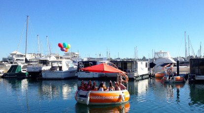 BBQ Boat 10-Seater Rental - 2 Hours