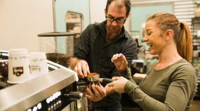 barista course training certificate half