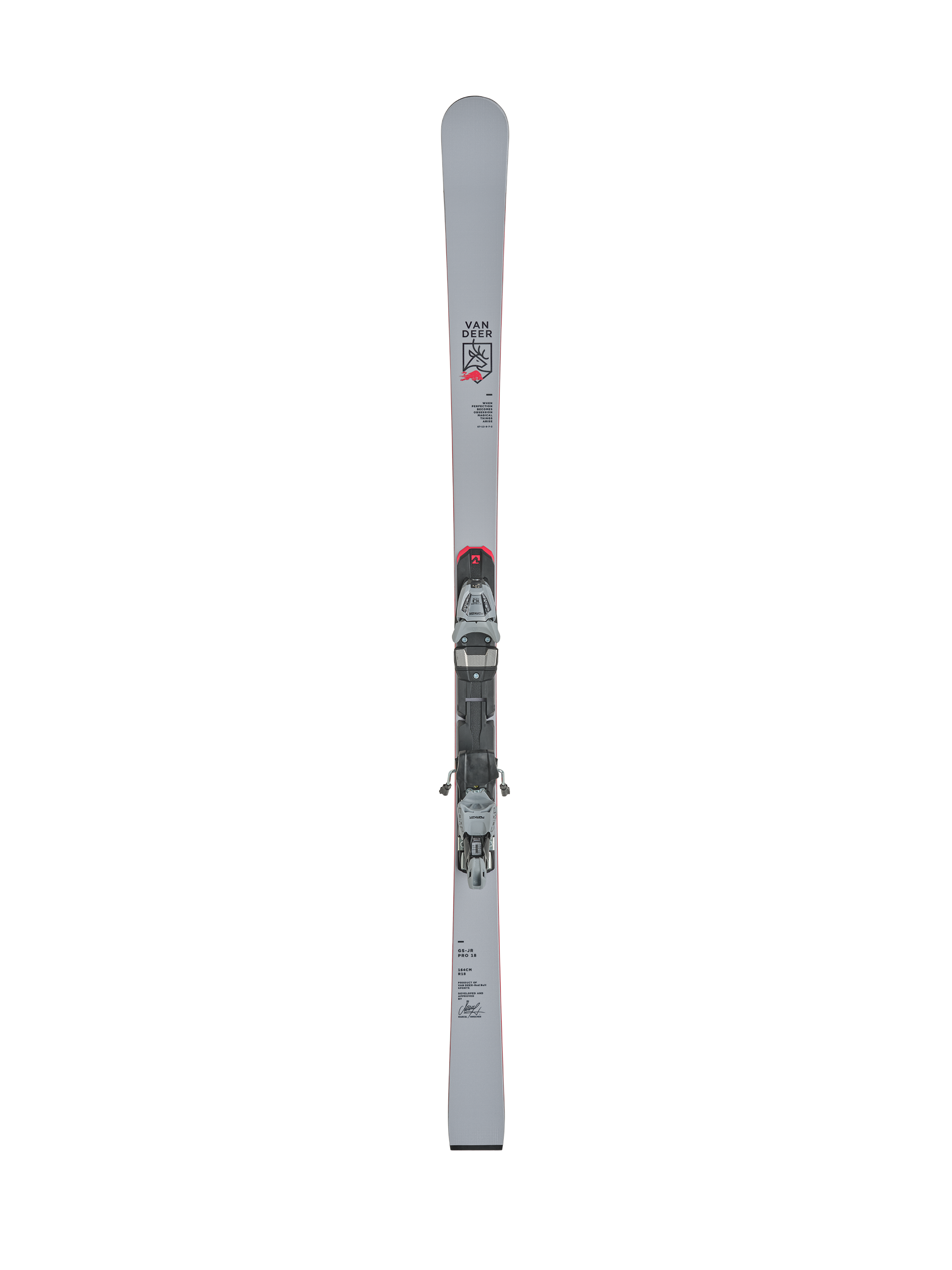 ジュニア用138cm VANDEER REDBULL SL-JR SL-JR PRO Ski | VAN DEER-Red 