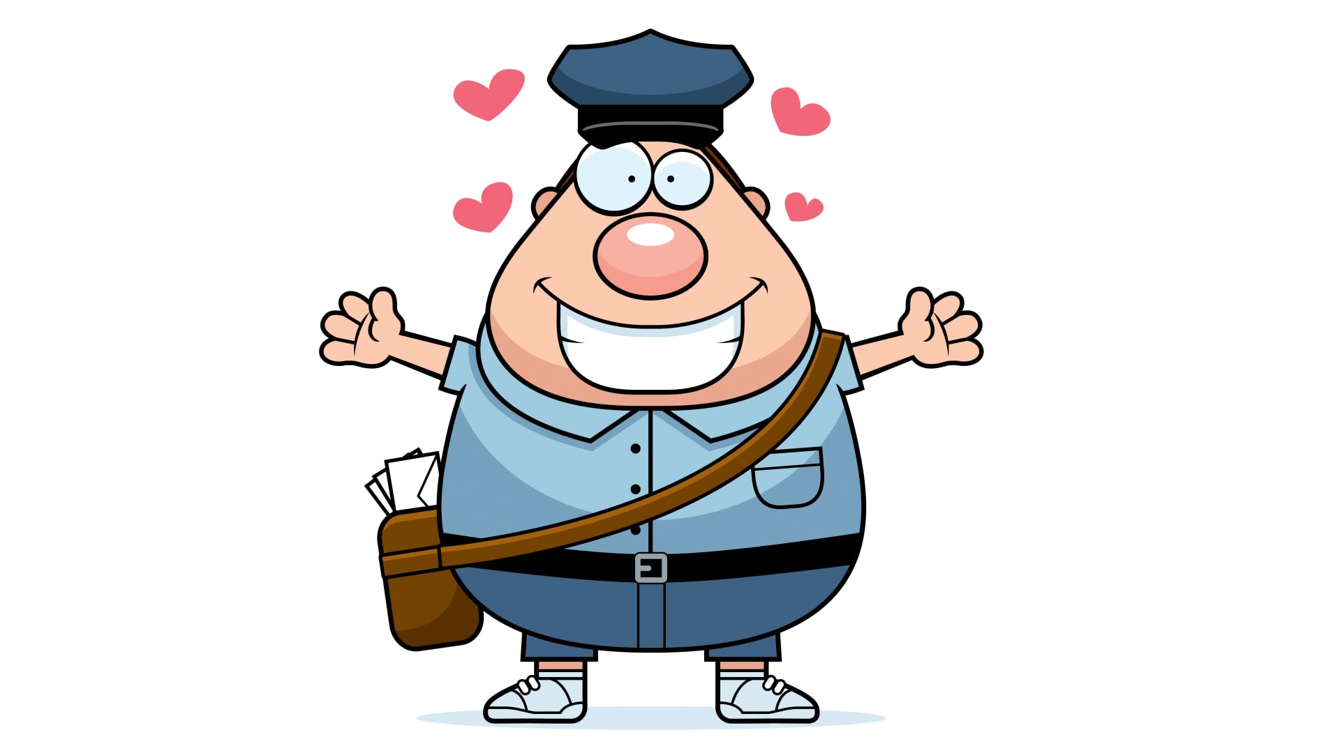 Postmannen kommer med pulserende hotline pakke