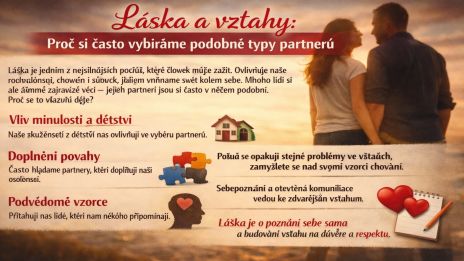 Proč si často vybíráme podobné tipy partnerů