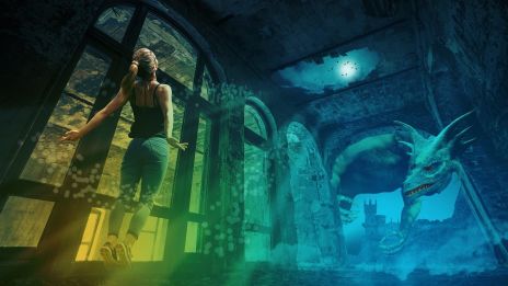 Eld drakens Porträtt – Hon som bär flammande visdom