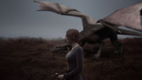 Jord drakens Porträtt – Hon som bär livets rot och stilla styrka