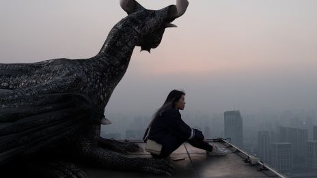 Luft drakens Porträtt – Hon som bär klarhetens höjd