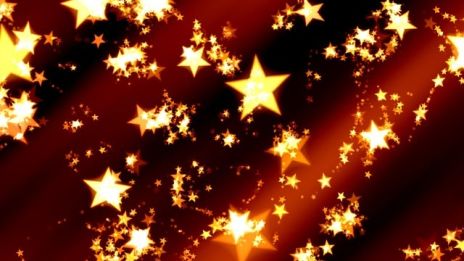 Orange stjärnhimmel