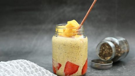 Epres-banános reggeli smoothie