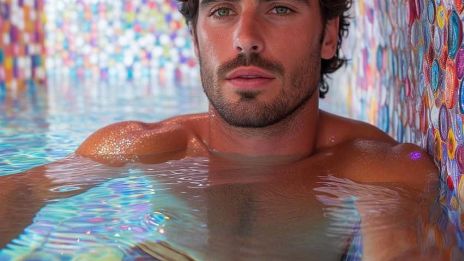 Njuter av hans tunga