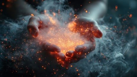 Silvermynt och en himmel full med stjärnor