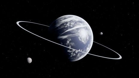 Den kosmiska paraden med sex planeter i linje