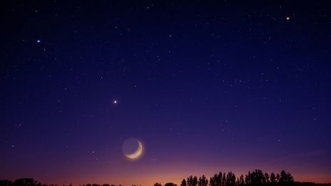 En vacker stjärnhimmel