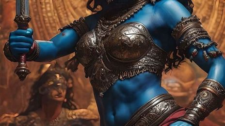 Gudinnan Kali för kvinnokraft