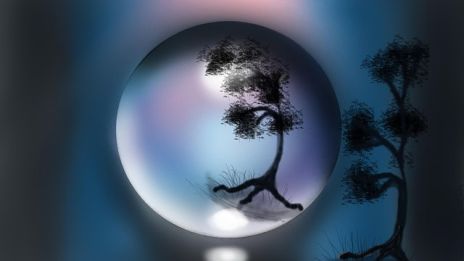 Nu gnistrar spåkulan i månskenet