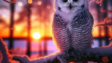 Ugglor under fullmånen