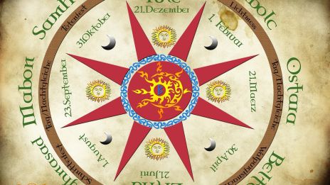 Wiccans årshjul, ett heligt kretslopp av liv, ljus och mörker