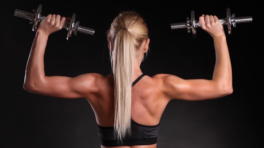 Avklädd konditionsträning på gymmet