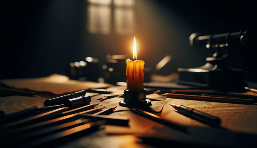 A gyertya spirituális üzenete